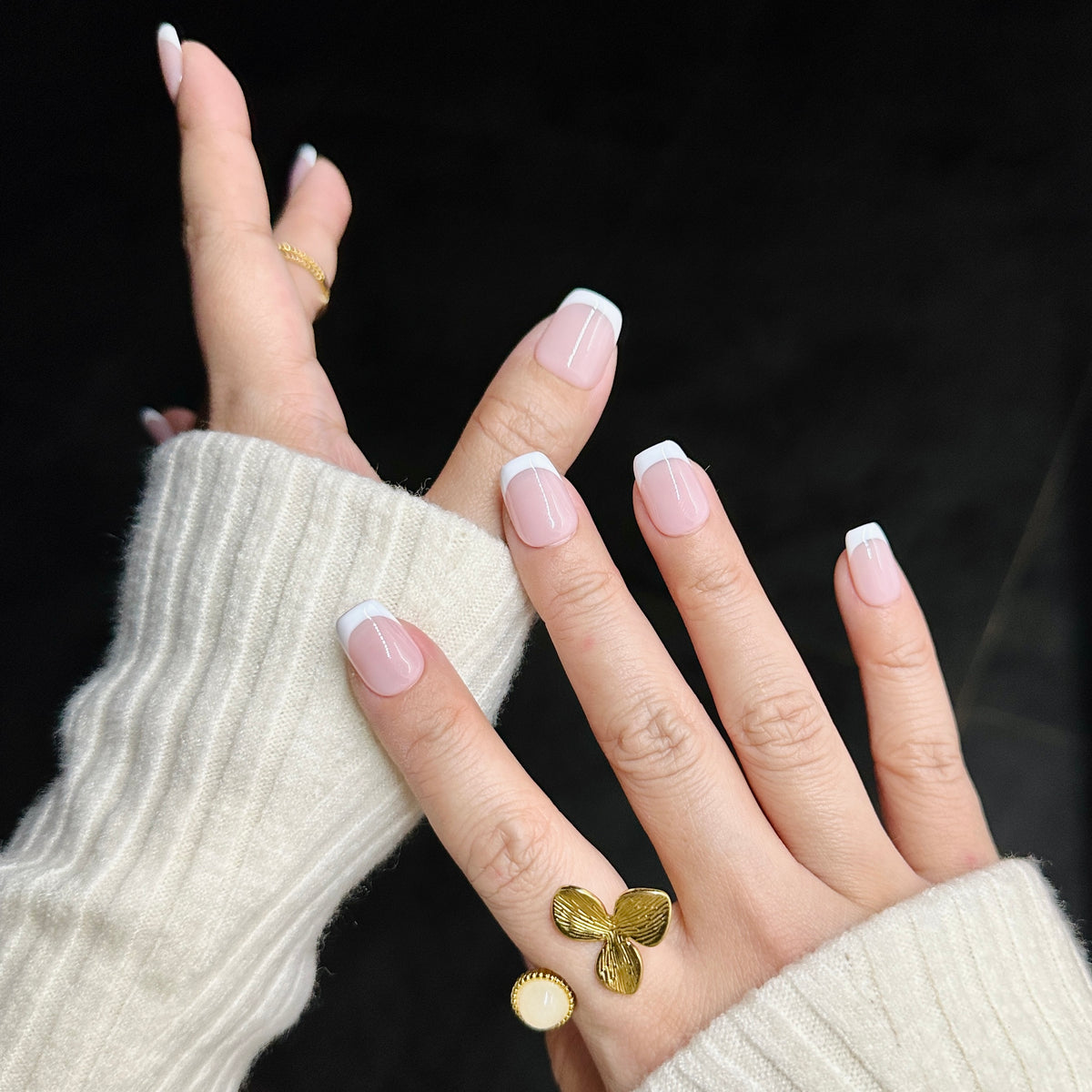 Classic French manicure