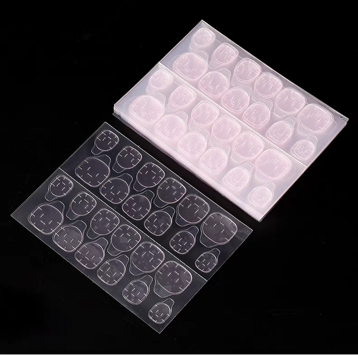 Adhesive Tabs For Press-on Nails — hand-painted press-on nails