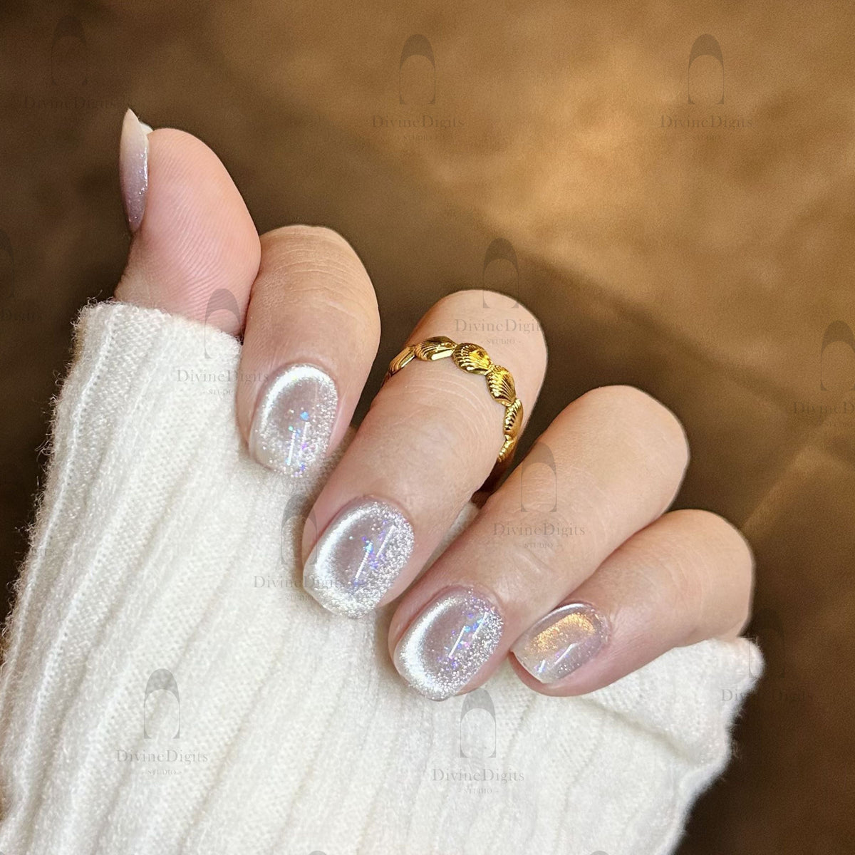 snowflake nails