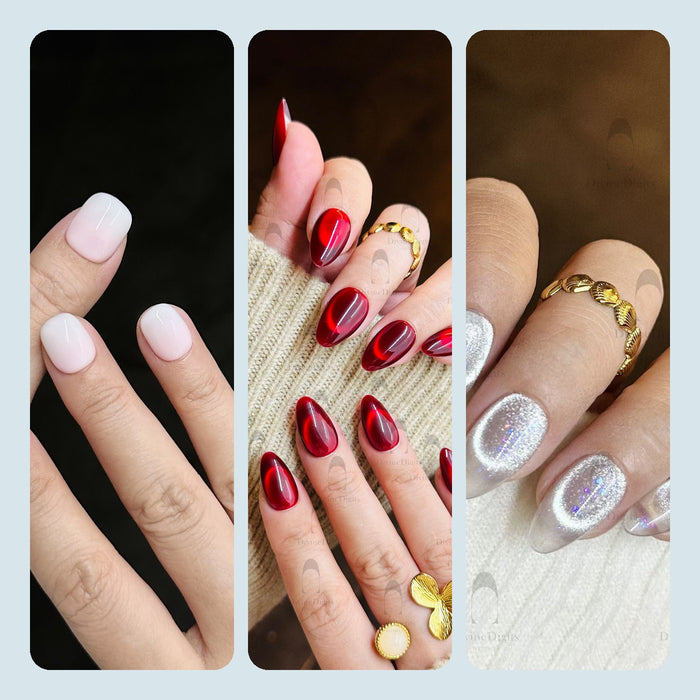 Fresh nails, on schedule — subscription — hand-painted press-on nails